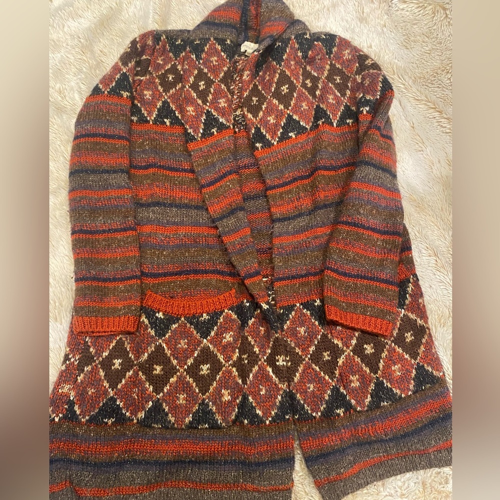 Denim & Supply Geometric Sweater